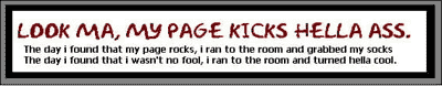 Look Ma, my page kicks hella ass!
